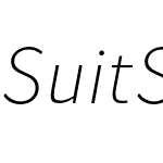 Suit Sans Pro ExtLt