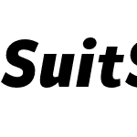 Suit Sans Pro Black