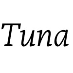 Tuna Light Italic
