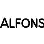 Alfons Sans Black