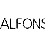 Alfons Sans Printed