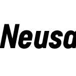 NeusaNextW10-CondBoldIt