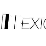 TexicaliSC-ThinItalic