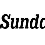 Sunday Clarendon Semibold