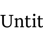 Untitled Serif