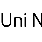 UniNeueW00-Regular