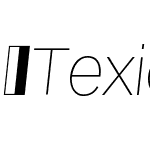 TexicaliAltX-ThinItalic