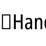 HandsetCondensedWXX-Regular