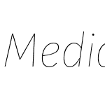 Mediator Thin Italic