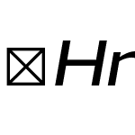 HrotPremium-MediumItalic