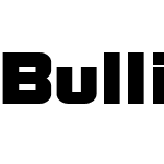 BullishW00-BoldLowerCase