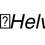 HelveticaWorldWXX-Italic