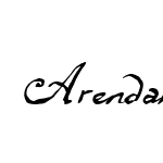 ArendahlAlternateScript