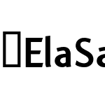 ElaSansXeBold