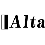 AltaMesaFill-RegularItalic