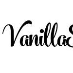 VanillaShot-Bold