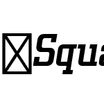 SquareSlabserif711WXX-MdIt