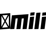 Milica-ExtraBlackItalic