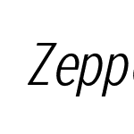 Zeppelin-CondensedLightItalic
