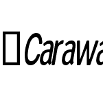 Carawan-CondensedOblique