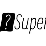 Supernettcn-LightItalic