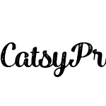 Catsy Printed
