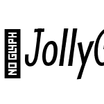 JollyGoodProperCondensed-Italic