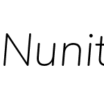 Nunito ExtraLight