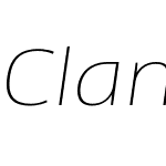 ClanW01-WideThinItalic