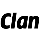 ClanW01-NarrowBlackItalic