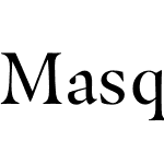 MasqualeroW04-Regular