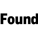 Founders Grotesk Condensed Bold