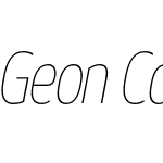 Geon Condensed Thin