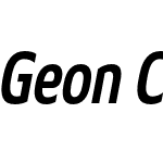 Geon Condensed Bold