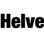 Helvetica Neue-Extra Black Cond