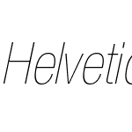 Helvetica Neue-Ultra Light Cond