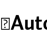 AutoPro-Bold