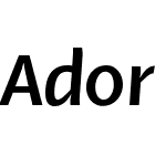 AdorW01-Bold-Italic