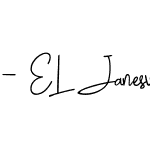 - EL Janesville Script