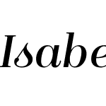 IsabelW00-Regular-Italic