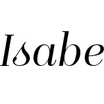 IsabelW00-Light-Italic