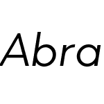 Abrade Book Italic