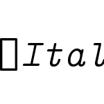 ItalianTypewriterUnicode-Italic