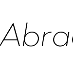 Abrade-ExtraLightItalic