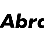 Abrade-HeavyItalic