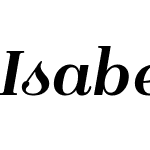 Isabel-Bold-Italic