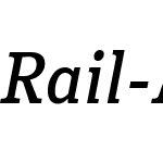 Rail-MediumItalic