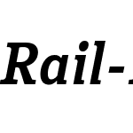 Rail-BoldItalic