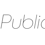 PublicaPlay-ExtraLightItalic