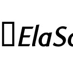 ElaSansBoldItalic